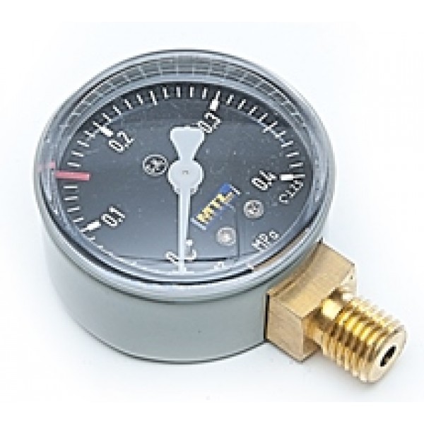 Манометр ацетиленовый 0-0,4 МПа (М12*1,5)