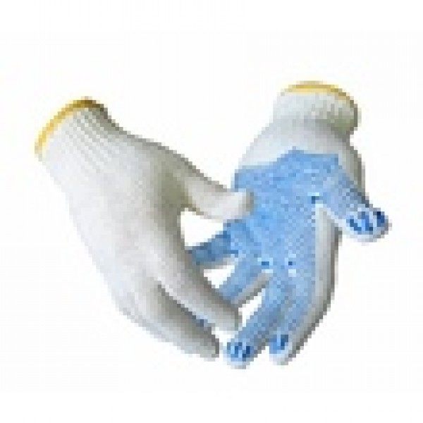 Перчатки х/б 10 класс с ПВХ